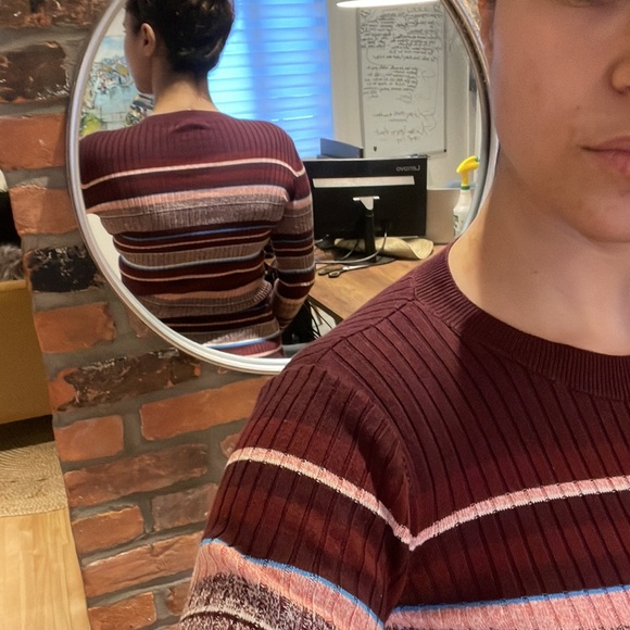 Ribbed coloured maxi tight dress with long sleeves from H&M - Picture 5 of 8